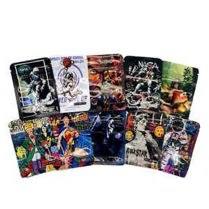 Custom Style 3.5G Mylar Weed Bags Bulk